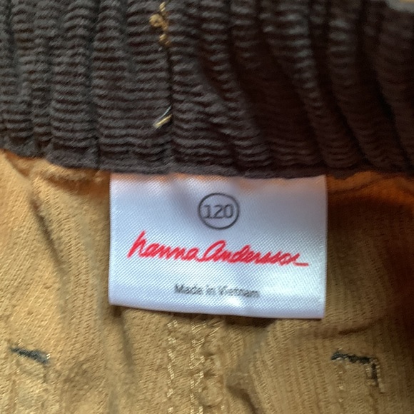 Hanna Andersson boys corduroy lot of 2 size 120 or 6/7 US - Picture 2 of 3
